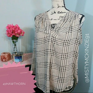 41Hawthorn Plaid Top